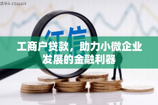 邓州工商户贷款,助力小微企业发展的金融利器 邓州工商户贷款,助力小微企业发展的金融利器