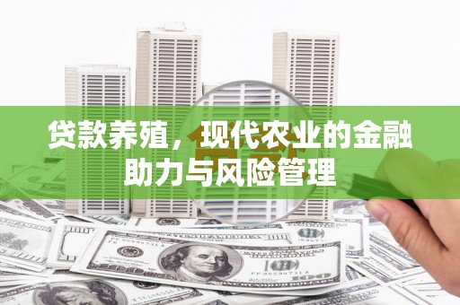 邓州贷款养殖，现代农业的金融助力与风险管理