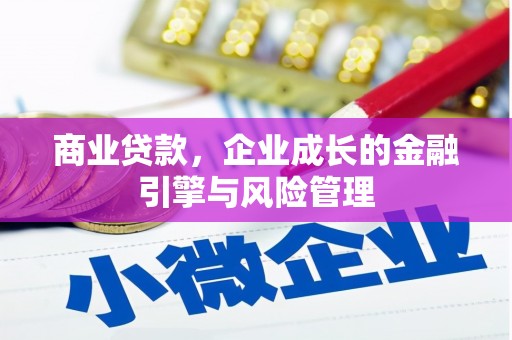 邓州商业贷款，企业成长的金融引擎与风险管理