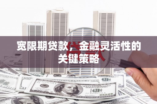邓州宽限期贷款，金融灵活性的关键策略