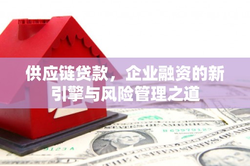 邓州供应链贷款，企业融资的新引擎与风险管理之道