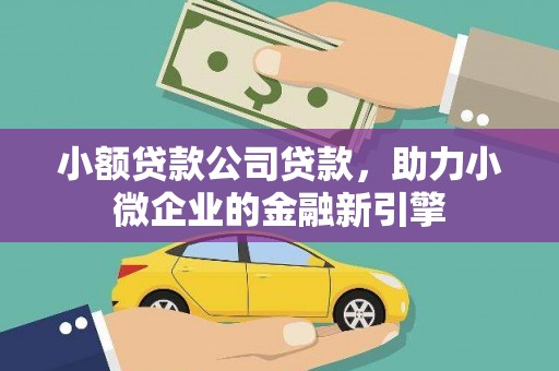 邓州小额贷款公司贷款，助力小微企业的金融新引擎