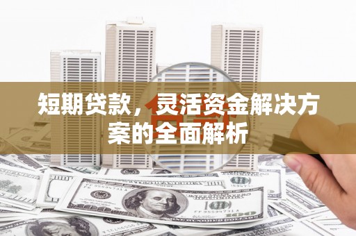 邓州短期贷款，灵活资金解决方案的全面解析