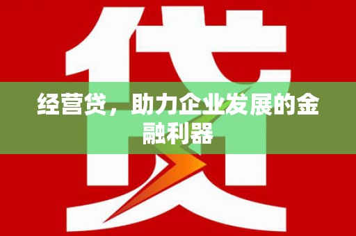 邓州经营贷，助力企业发展的金融利器