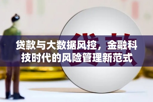 邓州贷款与大数据风控，金融科技时代的风险管理新范式