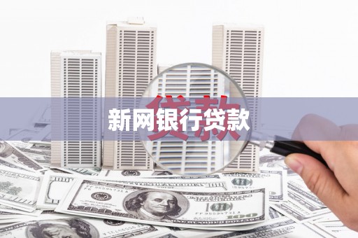 邓州新网银行贷款