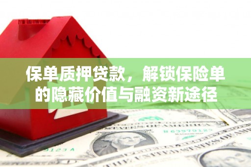 邓州保单质押贷款，解锁保险单的隐藏价值与融资新途径