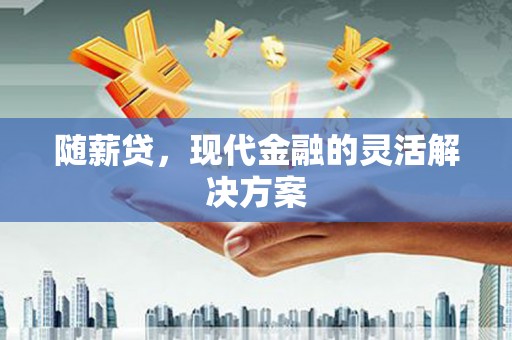 邓州随薪贷，现代金融的灵活解决方案