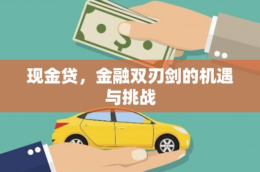 邓州现金贷，金融双刃剑的机遇与挑战