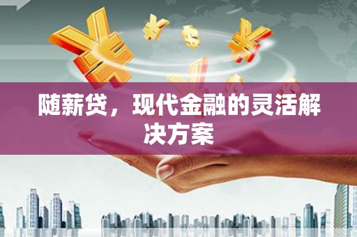邓州随薪贷，现代金融的灵活解决方案