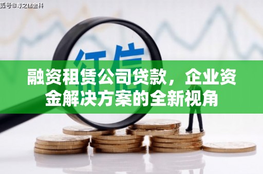 邓州融资租赁公司贷款，企业资金解决方案的全新视角