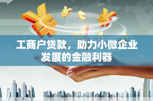 邓州工商户贷款，助力小微企业发展的金融利器