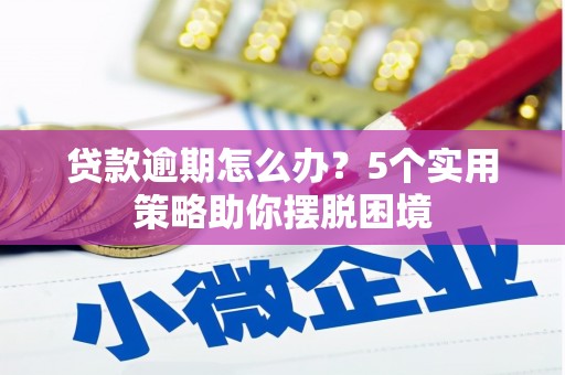 邓州贷款逾期怎么办？5个实用策略助你摆脱困境