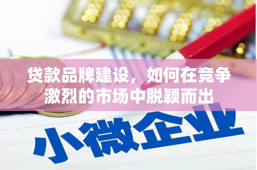 邓州贷款品牌建设，如何在竞争激烈的市场中脱颖而出