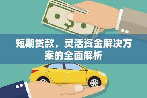 邓州短期贷款，灵活资金解决方案的全面解析