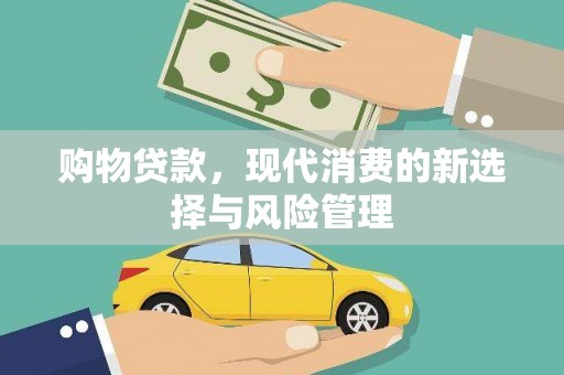 邓州购物贷款，现代消费的新选择与风险管理