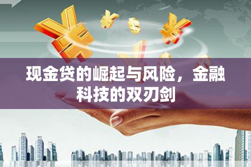邓州现金贷的崛起与风险，金融科技的双刃剑