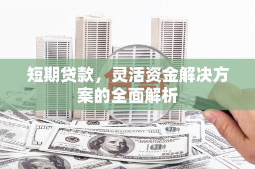 邓州短期贷款，灵活资金解决方案的全面解析
