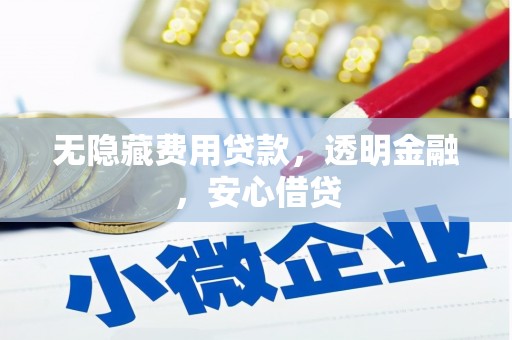 邓州无隐藏费用贷款，透明金融，安心借贷