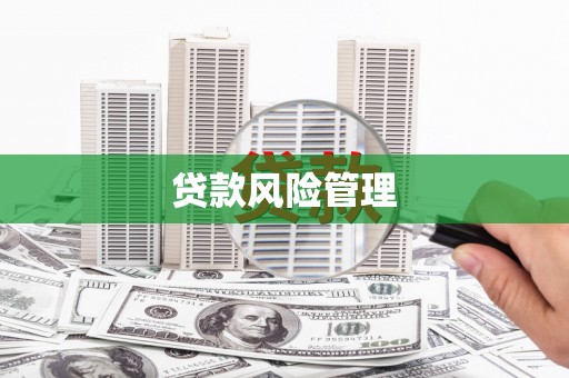 邓州贷款风险管理