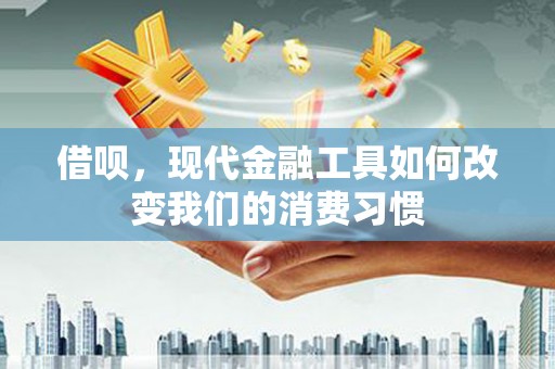 邓州借呗，现代金融工具如何改变我们的消费习惯