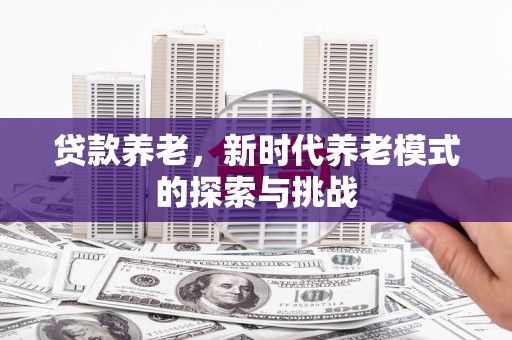 邓州贷款养老，新时代养老模式的探索与挑战