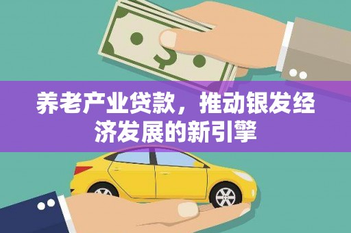 邓州养老产业贷款，推动银发经济发展的新引擎
