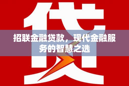 邓州招联金融贷款，现代金融服务的智慧之选