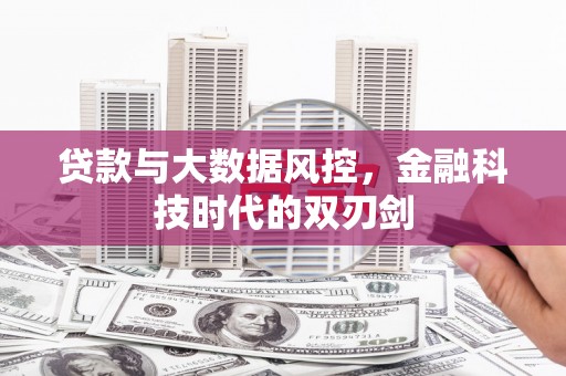 邓州贷款与大数据风控，金融科技时代的双刃剑