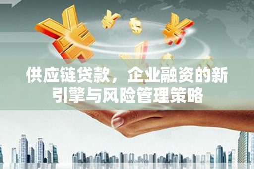 邓州供应链贷款，企业融资的新引擎与风险管理策略