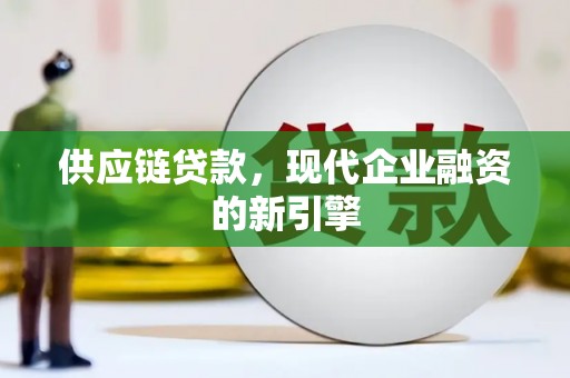 邓州供应链贷款，现代企业融资的新引擎