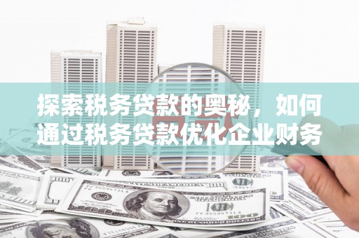邓州探索税务贷款的奥秘，如何通过税务贷款优化企业财务