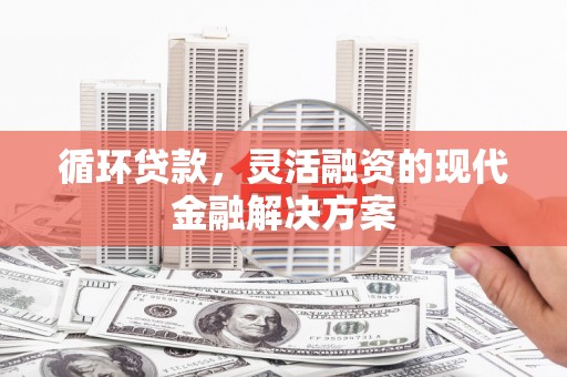 邓州循环贷款，灵活融资的现代金融解决方案