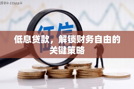 邓州低息贷款，解锁财务自由的关键策略