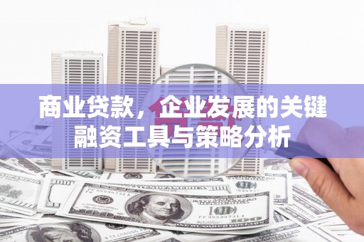 邓州商业贷款，企业发展的关键融资工具与策略分析