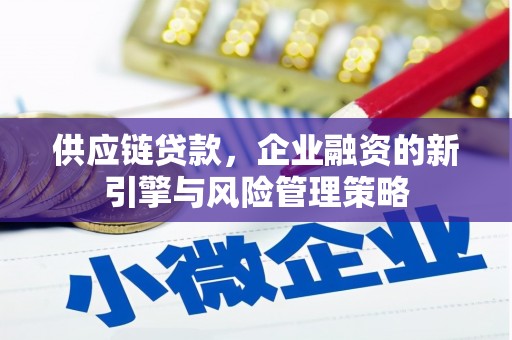 邓州供应链贷款，企业融资的新引擎与风险管理策略