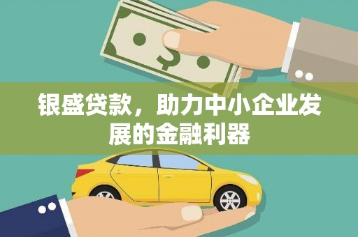 邓州银盛贷款，助力中小企业发展的金融利器