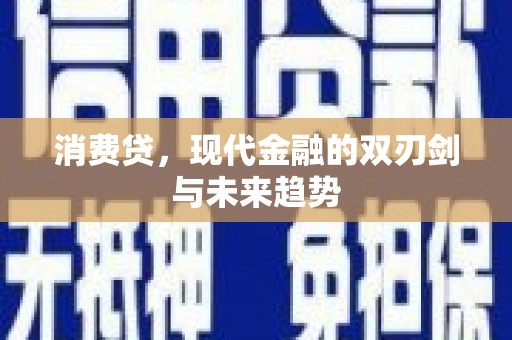 邓州消费贷，现代金融的双刃剑与未来趋势