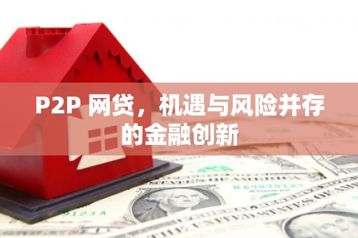 邓州P2P 网贷，机遇与风险并存的金融创新